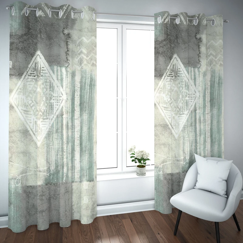 پرده مدل چاپی هازان سایز 300×150 سانتی متر 