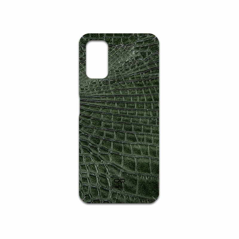 برچسب پوششی ماهوت مدل Green-Crocodile-Leather مناسب برای گوشی موبایل شیائومی Poco M3 Pro 5G