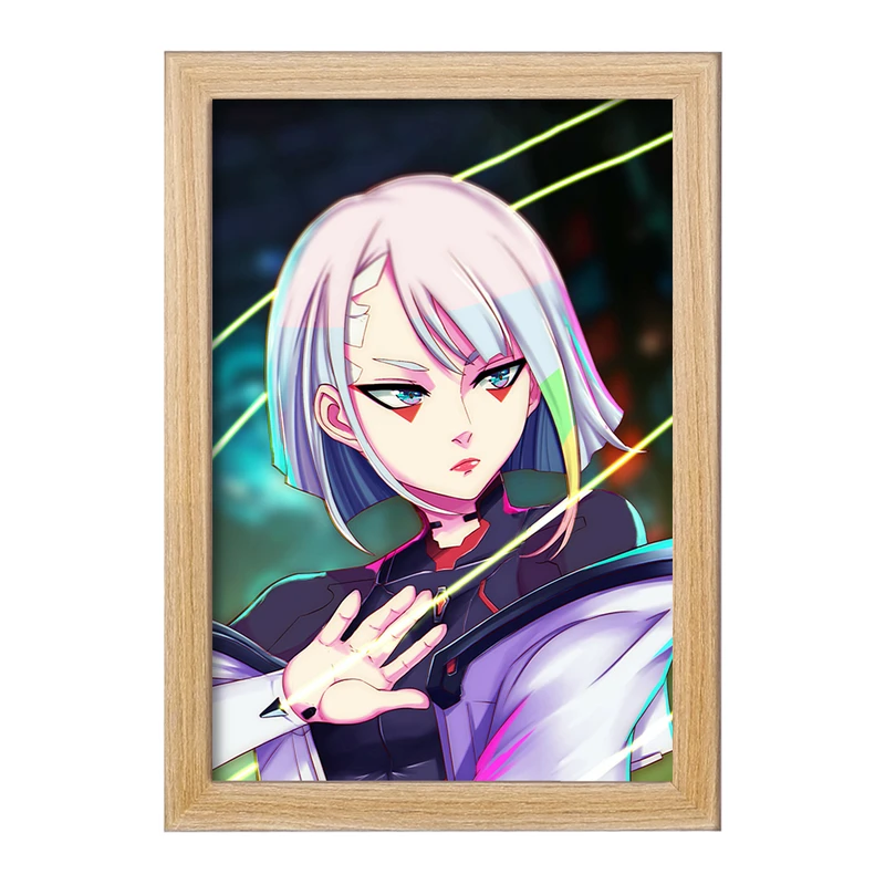 تابلو خندالو مدل لوسی انیمه سایبر پانک Cyberpunk  کد 22458