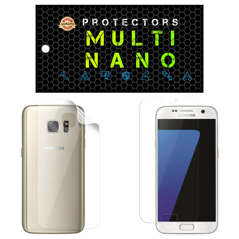 محافظ صفحه نمایش مولتی نانو مدل X-SFT مناسب برای گوشی موبایل سامسونگ Galaxy S7 به همراه محافظ پشت