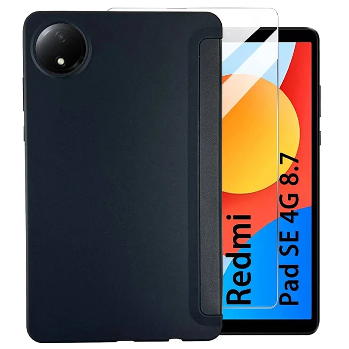 کیف کلاسوری گاردتک مدل SE_Smart مناسب برای تبلت شیائومی Redmi Pad SE 8.7 Inch به همراه محافظ صفحه نمایش