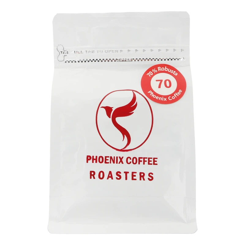 پودر قهوه 70 درصد ربوستا و 30 درصد  عربیکا قهوه ققنوس - 250 گرم