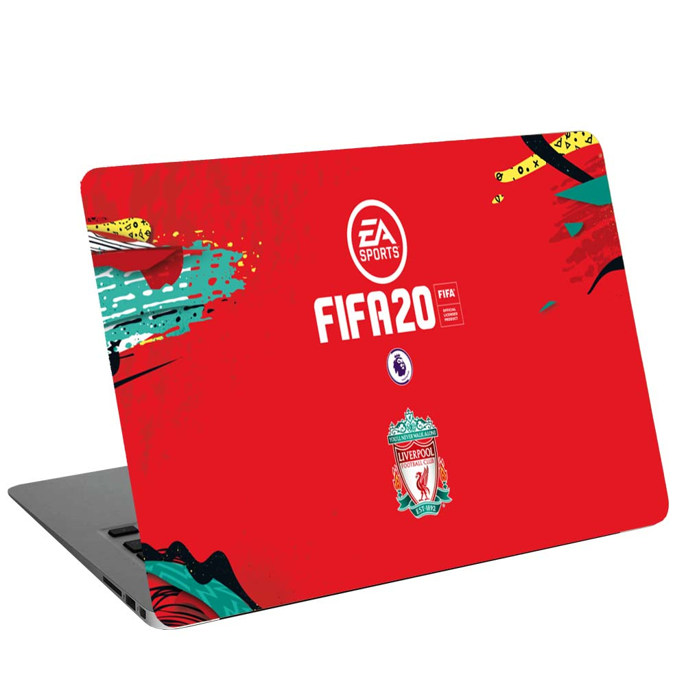 استیکر لپ تاپ طرح fifa 20 liverpool کد G-1015 مناسب برای لپ تاپ 15.6 اینچ