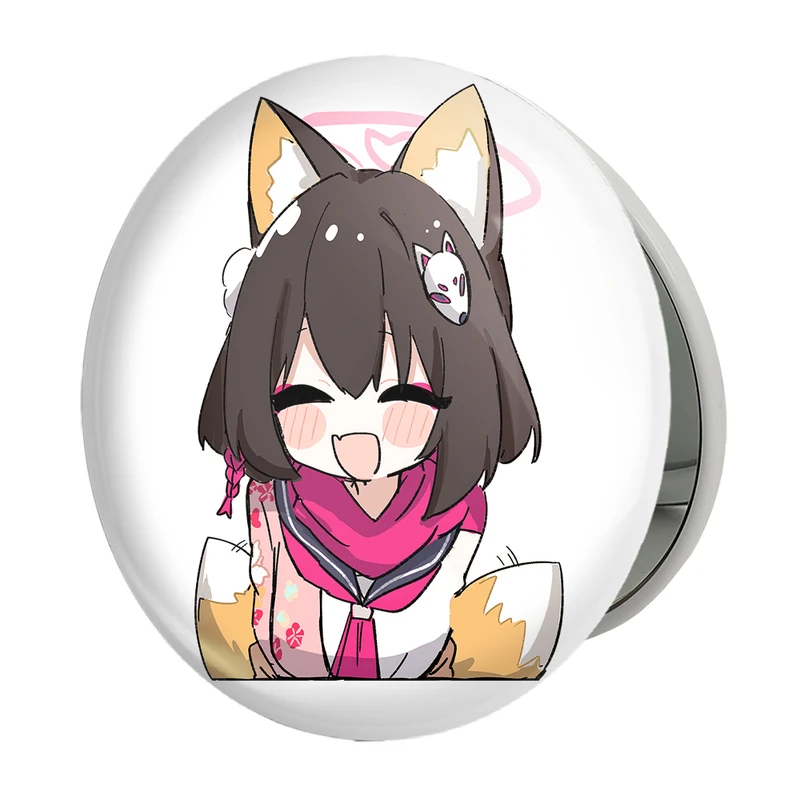 آینه جیبی خندالو طرح بازی آرشیو آبی (Blue Archive) مدل تاشو کد 34384