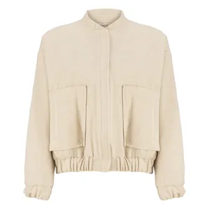 کت زنانه سرژه مدل 232130 رنگ کرم