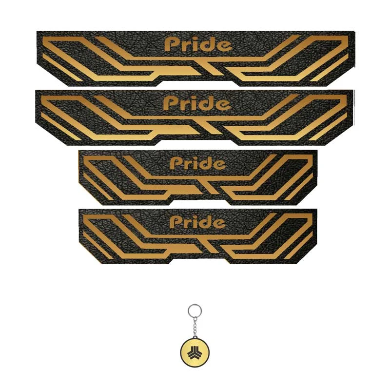 برچسب پارکابی خودرو مهدیار کد PKA  T 1060 مناسب برای پراید مجموعه 4 عددی به همراه جاکلیدی