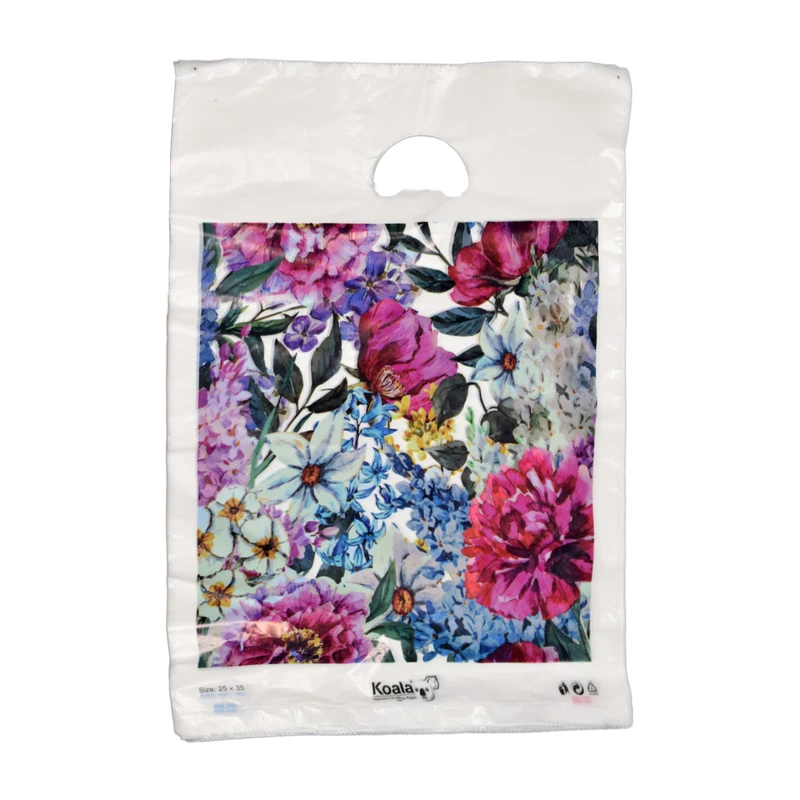 کیسه خرید کوالا مدل Flowerbox2535 بسته 100 عددی