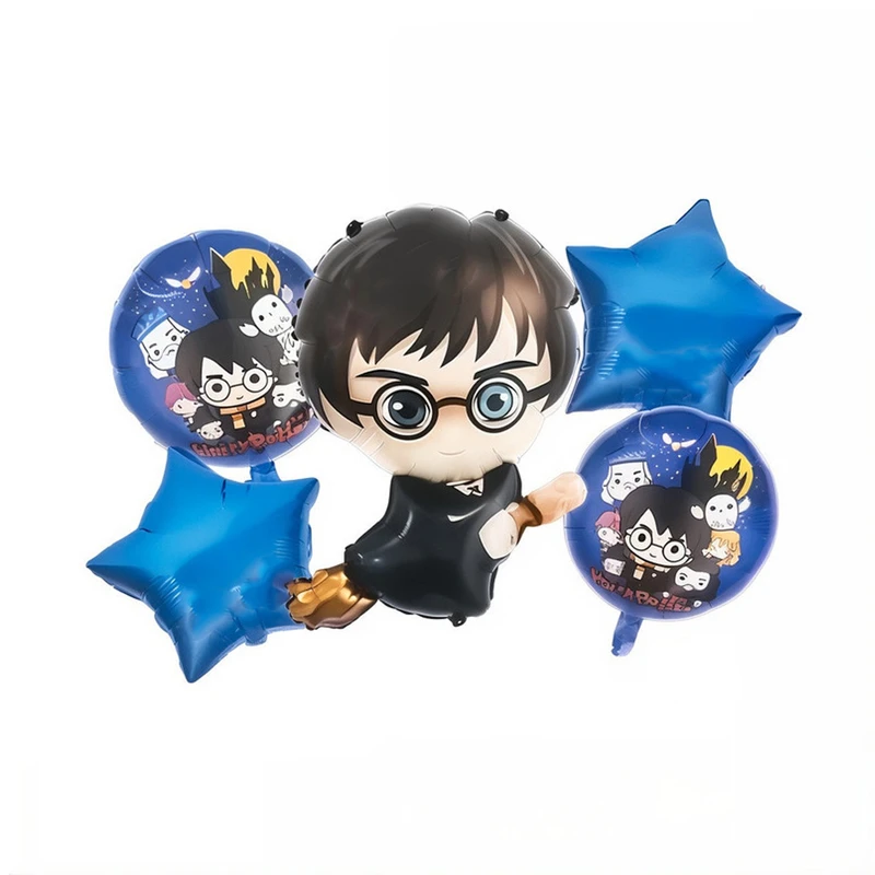 بادکنک فویلی سورتک طرح هری پاتر کد ST0614 مجموعه 5 عددی