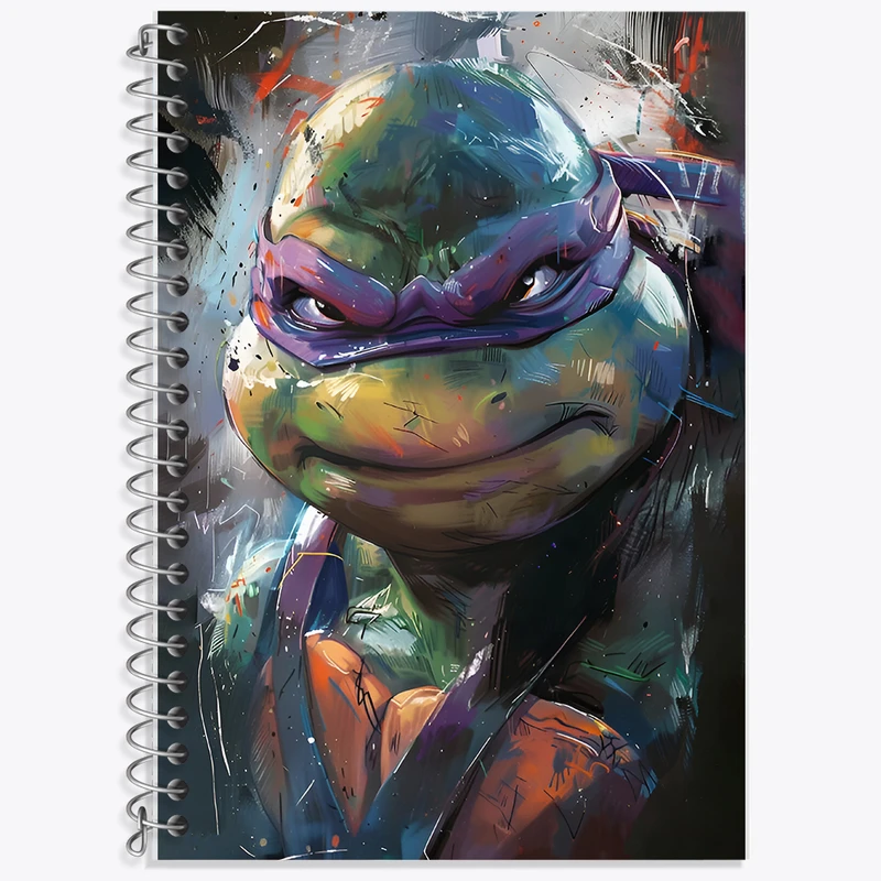 دفتر نت موسیقی 50 برگ خندالو طرح لاکپشت های نینجا کد F6566