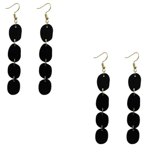 گوشواره زنانه هانستو مدل E2-105 مجموعه 2 عددی