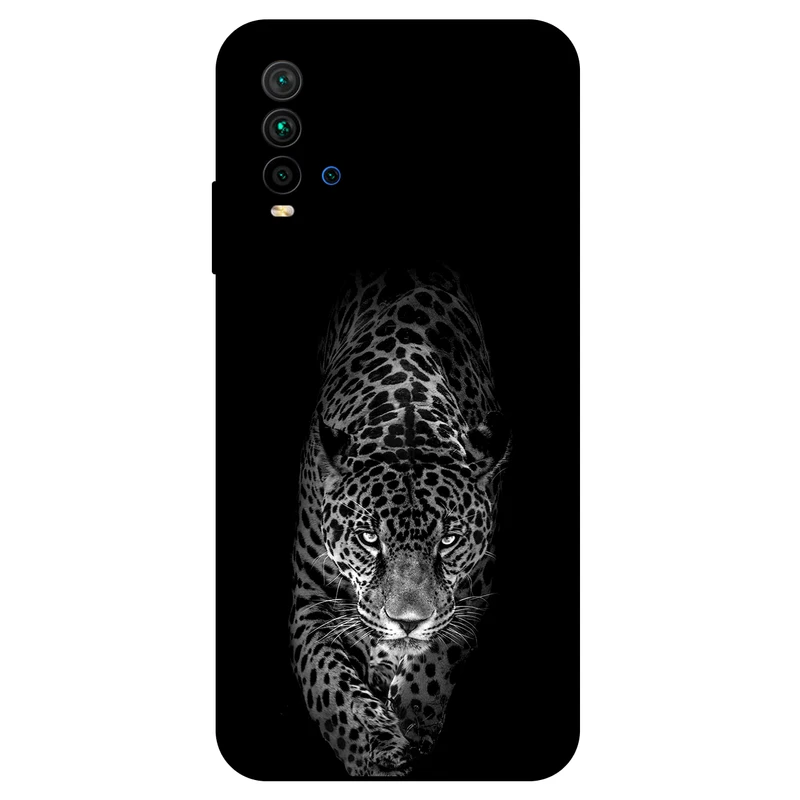 کاور مگافون طرح پلنگ مدل 1879 مناسب برای گوشی موبایل شیائومی Redmi 9T / 9 Power