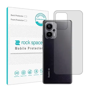 Transparent Rockspace HyGEL model phone back protector suitable for Xiaomi Redmi Note 12T Pro mobile phone