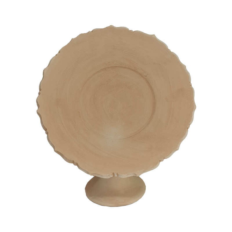 ست 14 تکه هفت سین سفالی خام مدل کمانی کد H1020