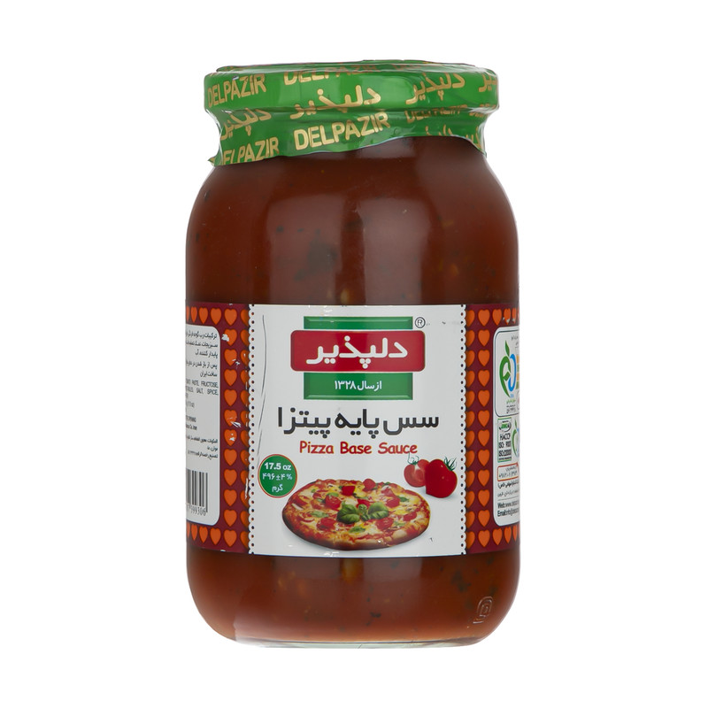 سس پایه پیتزا دلپذیر - 496 گرم 