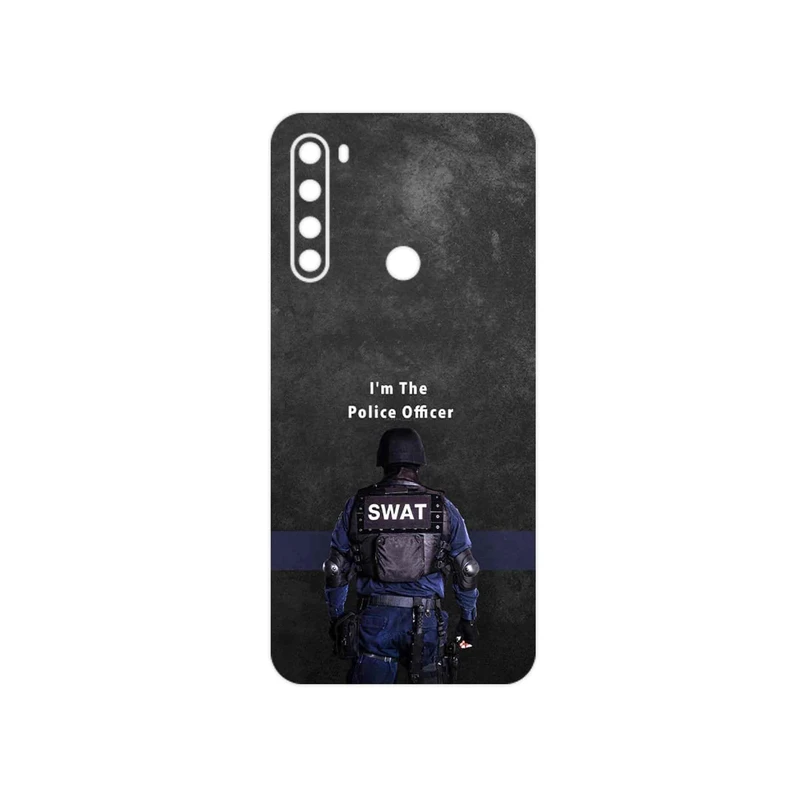 برچسب پوششی ماهوت مدل Police Officer مناسب برای گوشی موبایل شیائومی Redmi Note 8 2021