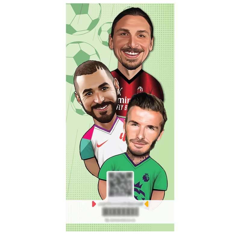 آلبوم کارت فوتبالی کیمدی مدل سه شخصیت