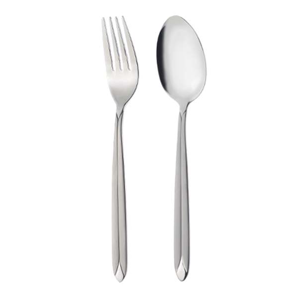 سرویس قاشق و چنگال 12 پارچه ناب استیل مدل پالرمو مات سرویس قاشق و چنگال 12 پارچه ناب استیل مدل پالرمو مات