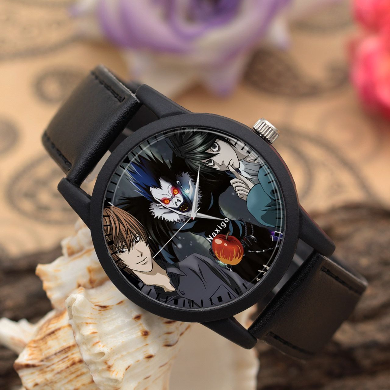 ساعت مچی عقربه ای ناکسیگو مدل دفترچه مرگ کد LF6847 -  - 2