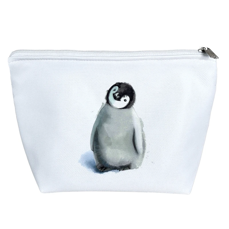 کیف لوازم آرایش دخترانه خندالو مدل پنگوئن کد H1069