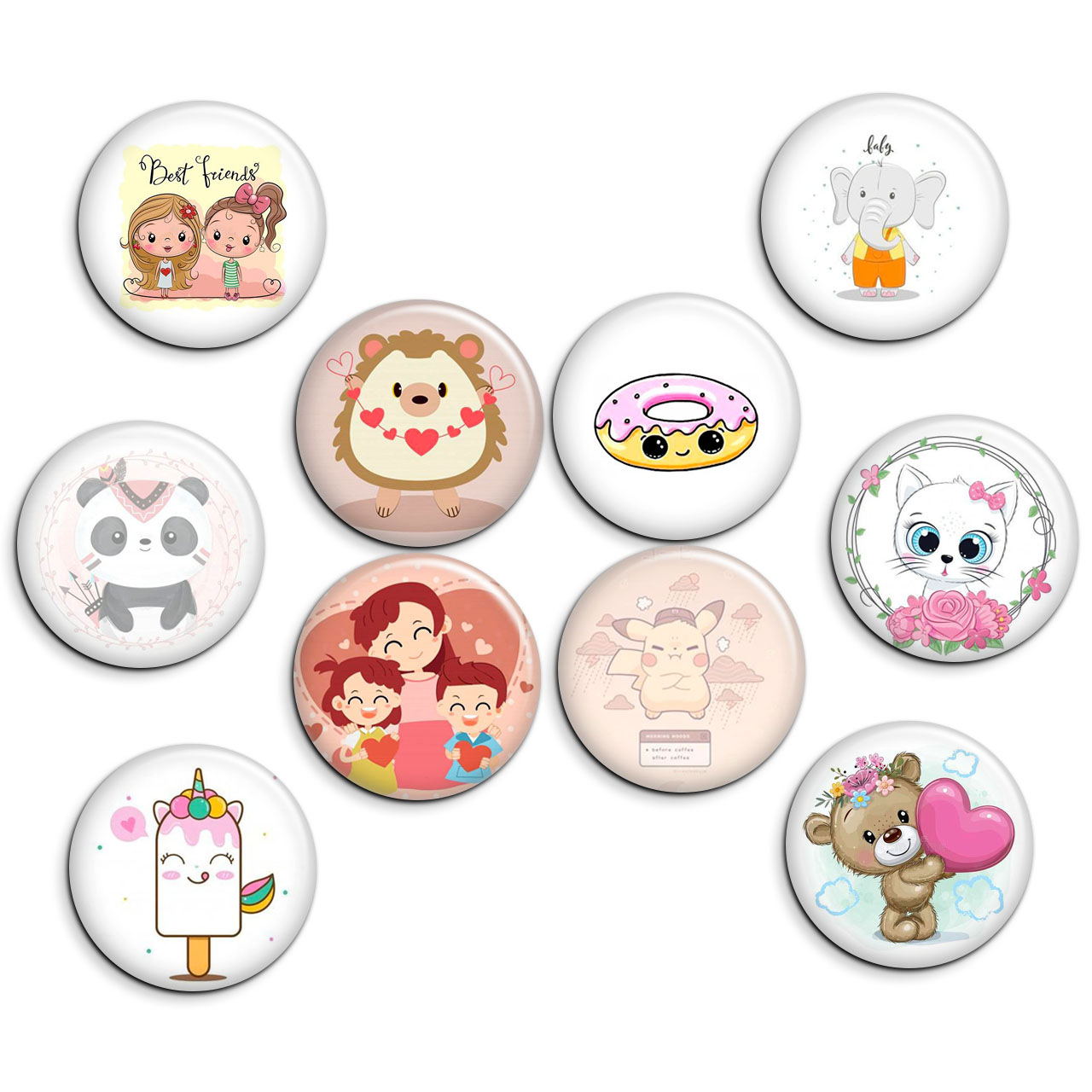 پیکسل پرمانه طرح cute کد pmg.5336 مجموعه 10 عددی