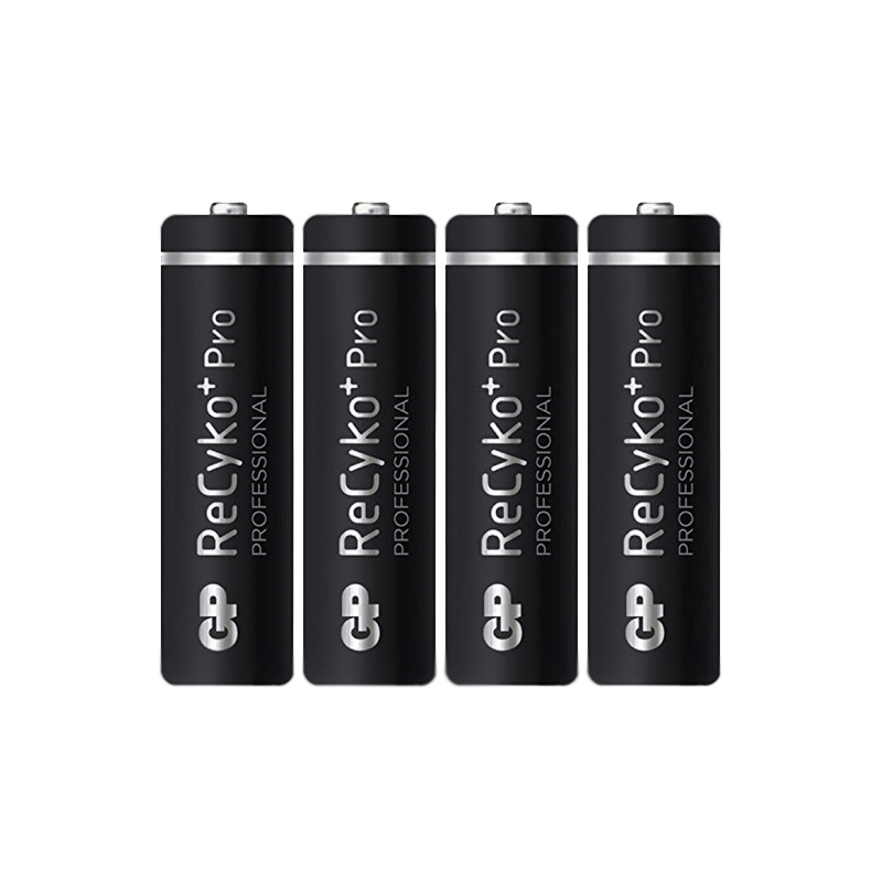 باتری قلمی قابل شارژ جی پی مدل ReCyko+pro 2000 بسته چهار عددی