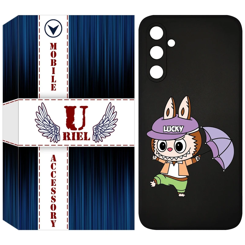 کاور یوریل قاب مدل KSH کد 125 طرح عروسک لبوبو مناسب برای گوشی موبایل سامسونگ Galaxy S23 FE