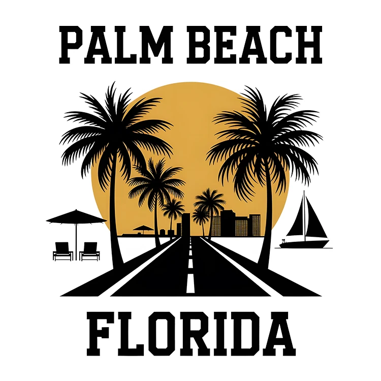 استیکر پارچه و لباس پاد آفرین مدل ساحل تابستانی کد S5171