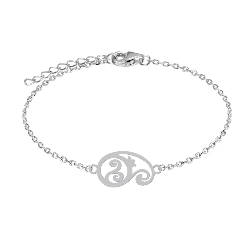 دستبند زنجیری زنانه هایکا طرح انار کد zd.h 452