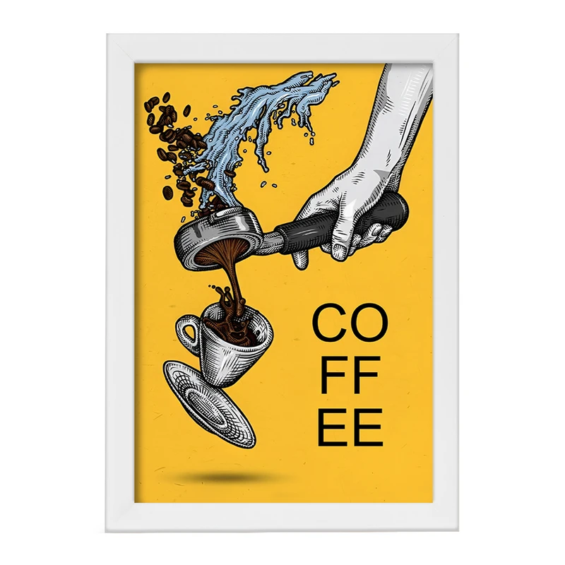 تابلو خندالو مدل قهوه (COFFEE) کد F11044