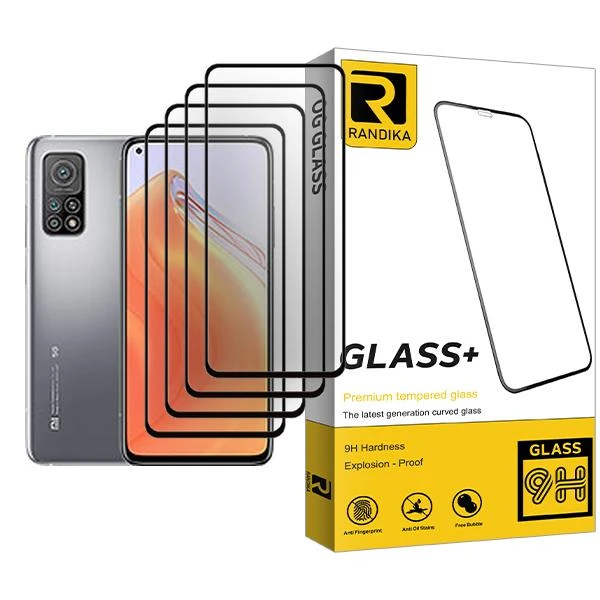 محافظ صفحه نمایش راندیکا مدل Randika Glass MIX004 مناسب برای گوشی موبایل شیائومی Mi 10T 5G بسته چهار عددی