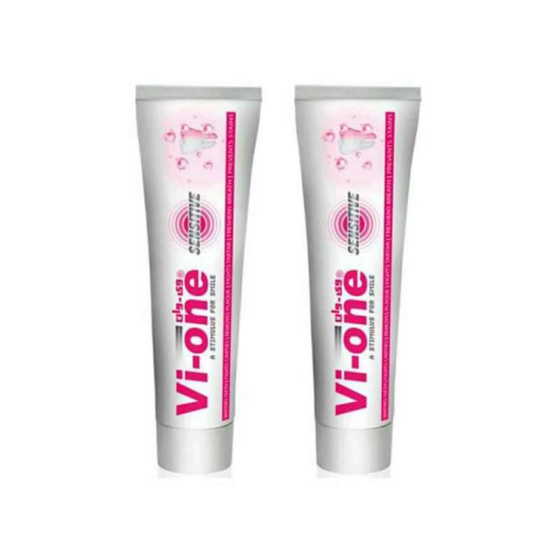 خمیر دندان وی وان مدل SENSITIVE حجم 80 میلی لیتر بسته 2 عددی