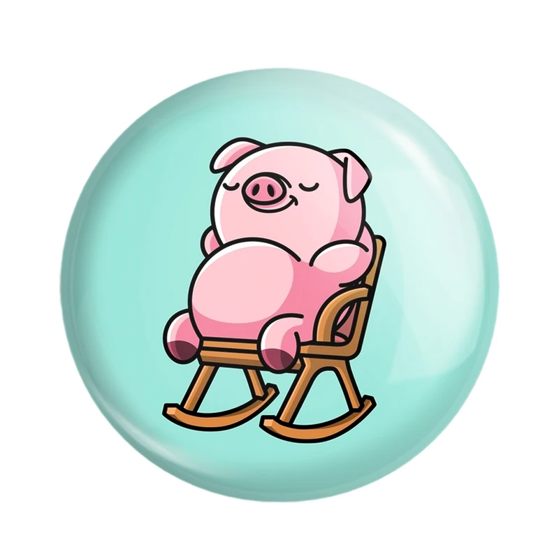 مگنت خندالو مدل  حیوانات بامزه خوک کد 28354