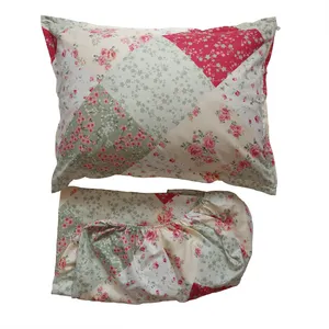 سرویس ملحفه یک نفره 2 تکه مدل مدل کشدار ساده طرح خشتی