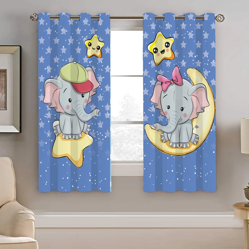 پرده نیروانا طرح کودک  مدل هازان کد 8081 سایز 140×200 سانتی متر