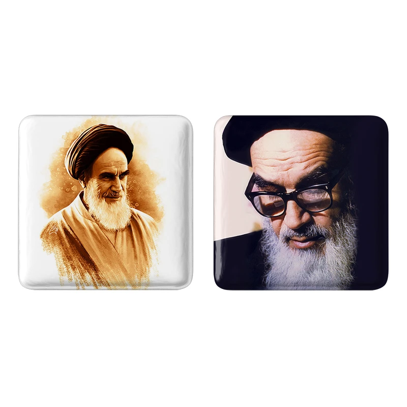 مگنت خندالو مدل امام خمینی (ره) کد 25532554 مجموعه 2 عددی