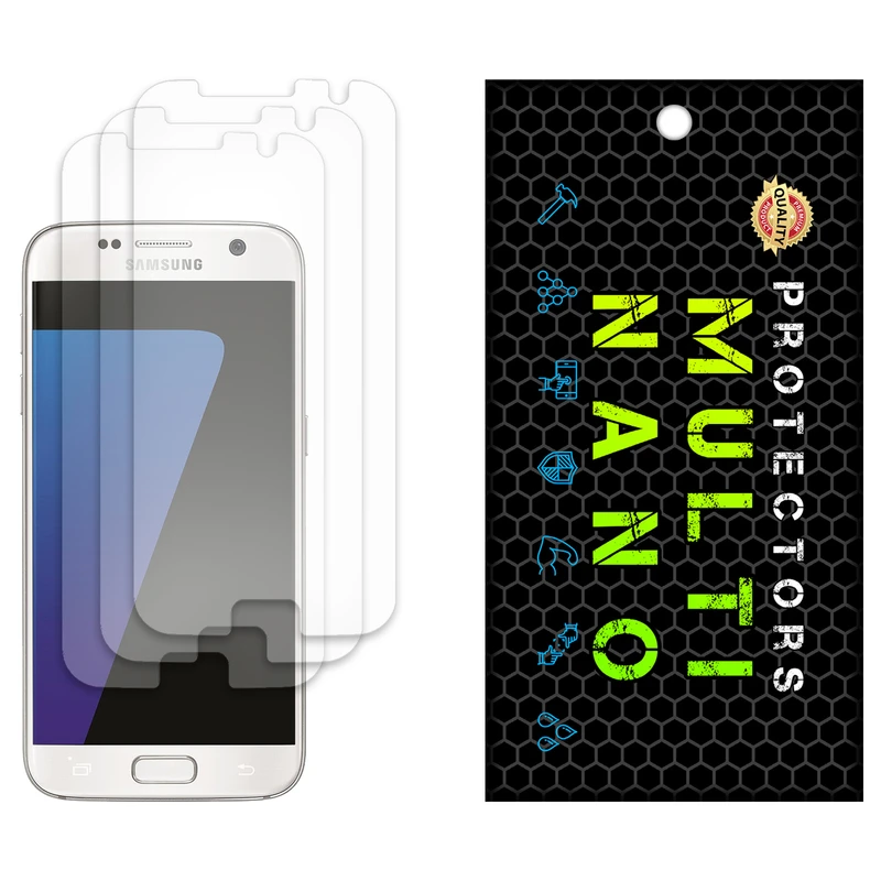 محافظ صفحه نمایش آنتی رفلکس مولتی نانو مدل X-S3M مناسب برای گوشی موبایل سامسونگ Galaxy S7 بسته سه عددی