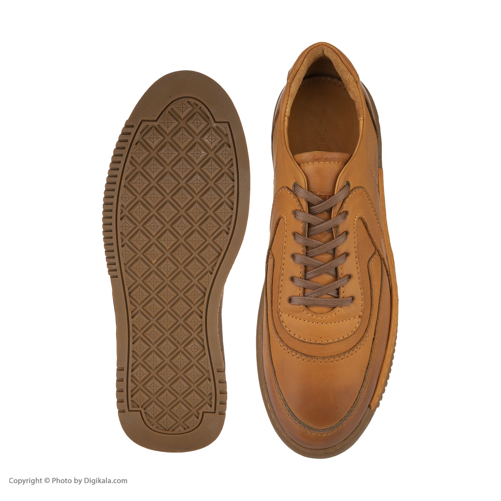 کفش روزمره مردانه استینگ مدل L1 رنگ عسلی -  - 5