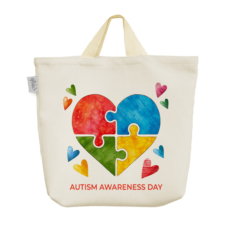 ساک خرید خندالو مدل اتیسم Autism کد 2601