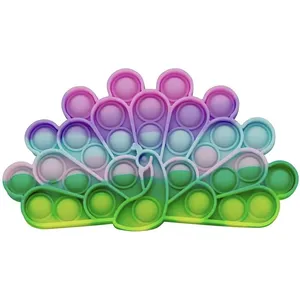 فیجت ضد استرس مدل پاپ ایت طرح طاووس