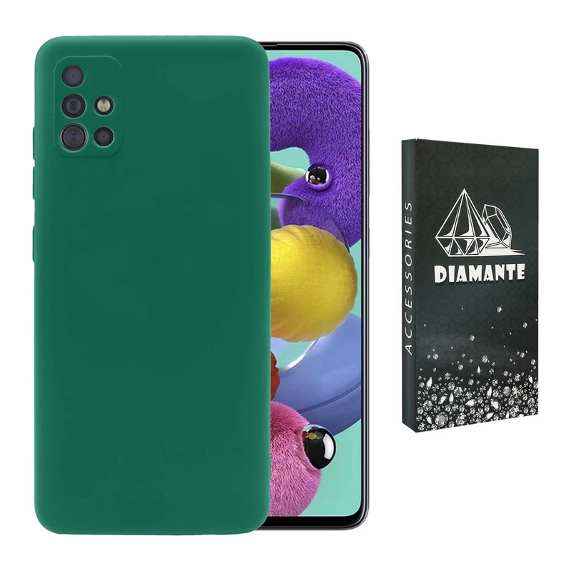 کاور دیامانته مدل sili_77 Bk مناسب برای گوشی موبایل سامسونگ Galaxy A71