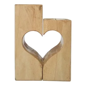 شمعدان چوبی ۲ پارچه چوبیس کد 1_100