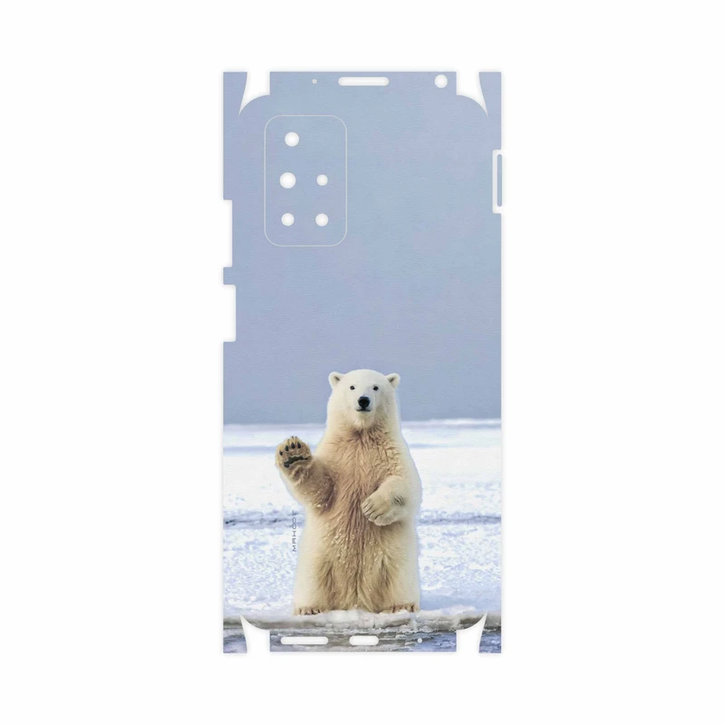 برچسب پوششی ماهوت مدل Polar-bear-FullSkin مناسب برای گوشی موبایل شیائومی Redmi 10