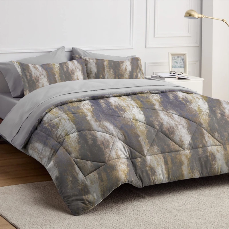 سرویس روتختی نوپه هوم مدل مخمل پتینه مدرن PETI دونفره 8 تکه