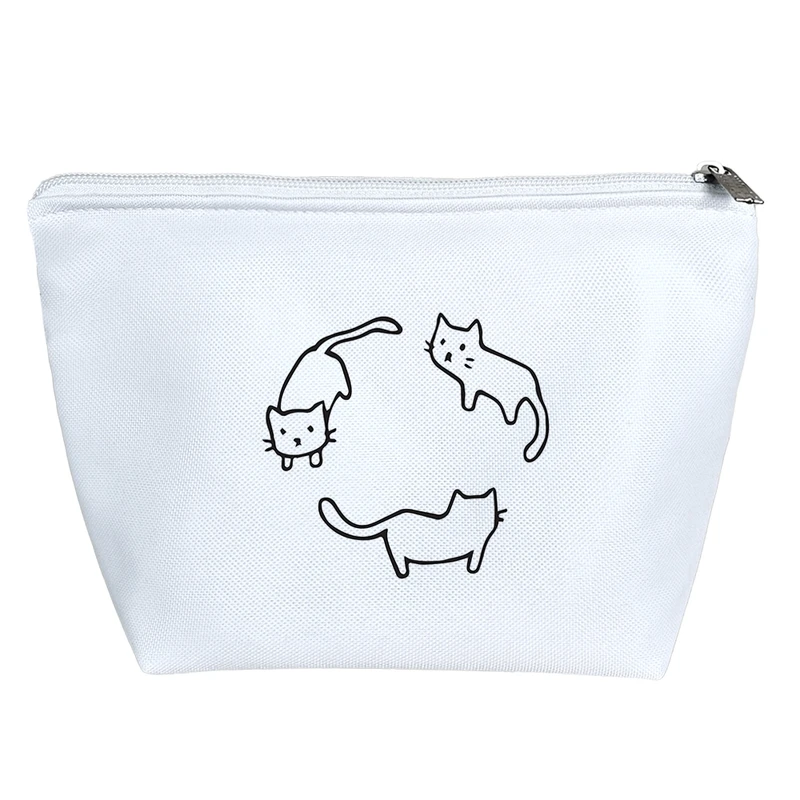 کیف لوازم آرایش دخترانه خندالو مدل گربه چرخون کد 7603