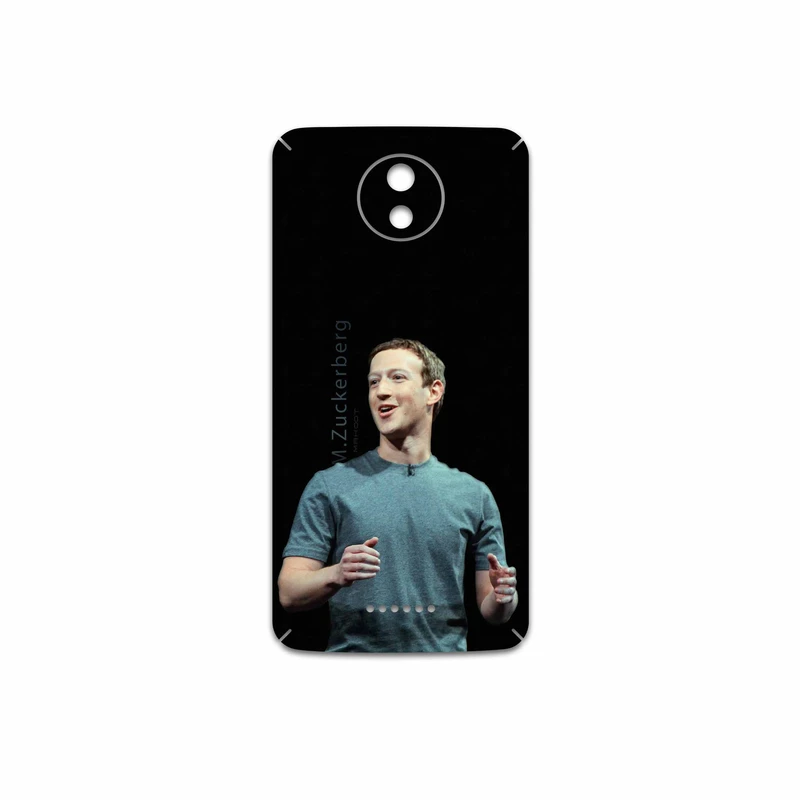 برچسب پوششی ماهوت مدل Mark Zuckerberg مناسب برای گوشی موبایل موتورولا Moto C Plus