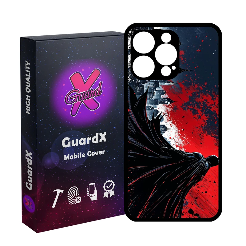 کاور گارد ایکس طرح Batman مدل 11087 مناسب برای گوشی موبایل اپل iPhone 15 Pro Max