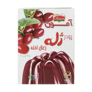 پودر ژله زغال اخته آمون - 75 گرم 