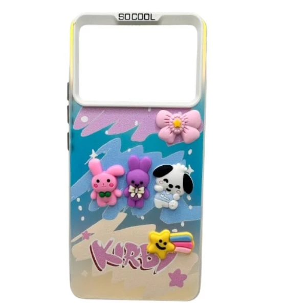 کاور مدل سوکول طرح پاپیون مناسب برای گوشی موبایل شیائومی poco X6