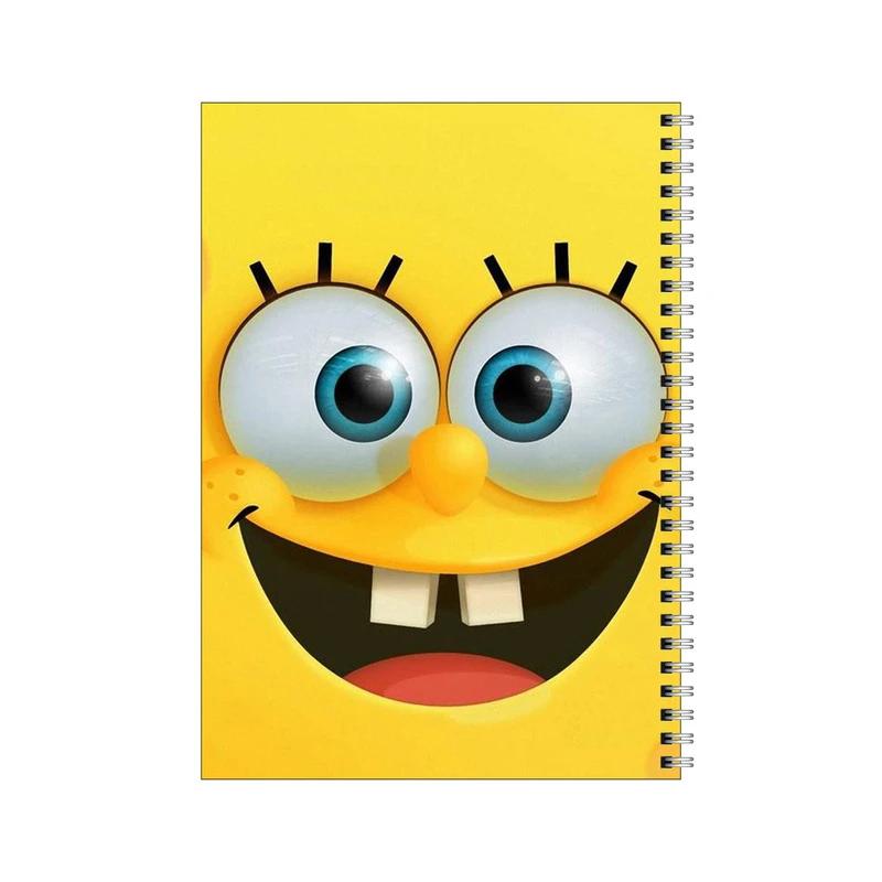 دفتر مشق 100 برگ بامبیلیپ طرح باب اسفنجی خوشحال کد 5366916