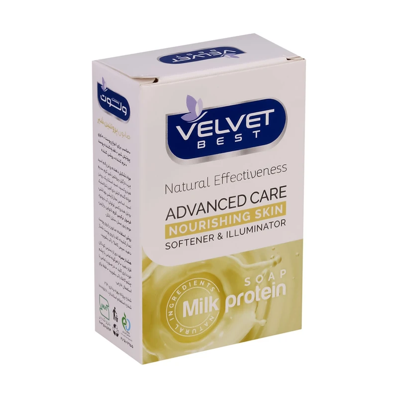 صابون شستشو صورت ولوت بست مدل پروتیئن شیر مناسب برای انواع پوست وزن 100 گرم